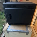 Lowell Manufacturing Company L256-12 Wall-mount Server Rack 12U 19IN. Fixed Price $100.00.