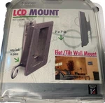 Vantage Point AXFL01SLCD Flat Wall Mount - Silver Discontinued (j). Fixed Price $19.99.