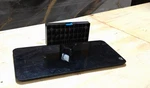 Vizio E470I-A0 Tv Stand Base , Screws Not Included !! Heavy Scratches / Scuff. Fixed Price $39.95.