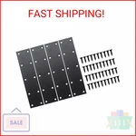 4 Pack Flat Straight Brace Brackets, Ulifestar Black Stainless Steel Mending. Fixed Price $23.93.