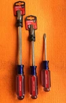 New Craftsman Screwdriver Slotted/flat, 3/8 Inch, 8" 5/16- 6" 1/4- 4" Of. Fixed Price $21.99.