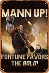Team Fortress TF2 Mann Up Game Tin Metal Signs Vintage Wall Plaque Decor. Fixed Price $9.99.