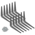 Wideskall Metal 5" X 6" Wall Corner Angle Shelving Inch, Gray. Fixed Price $15.99.