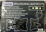 Cheetah Mounts Alamlb Articulating Arm 20" Extension Wall 23-37" Tvs. Fixed Price $9.00.