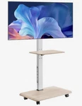 Vevor Rolling Tv Stand Mobile Cart For 32-70" Screens 25 Left-right Rotation. Fixed Price $50.99.