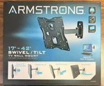 Armstrong Swivel & Tilt Universal Tv Wall Mount Fits Most 17 To 42 New. Fixed Price $22.00.