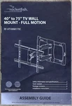 Rocketfish RF-HTVMM170C Full Motion Wall 40 To 75 100 Lbs (2 Mounts). Fixed Price $35.00.