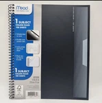 Mead Notebook, College Rule, 3-HOLE, Poly Cover, Subject 100 Sheets 11 X 8 1/2. Fixed Price $8.00.