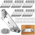 Mapvolut 25PCS Universal Stainless Steel Corner Brackets For Wood, Metal Furn.... Fixed Price $17.09.