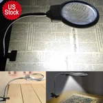 Desk Table Clamp Mount Top Magnifier Led Light Magnifying Diamond Painting Tool. Fixed Price $11.52.