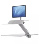 Fellowes Lotus Rt 1 Sit-stand Standing Desk Workstation White Adjustable New Nib. Fixed Price $69.99.