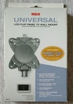 Flat Panel Tv Wall Mount W/ Bubble Level & Drill Bit - New, Rca Universal Lcd. Fixed Price $12.99.