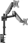 Dual Lcd Adjustable Gas Spring Desk Mount Monitor Stand Holds Up 17''32''. Fixed Price $39.99.
