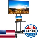 Rfiver Mobile Tv Cart Rolling Stand For 32-83 Inch Screens Up To 110LBS. Fixed Price $124.12.