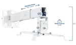 Vivo Universal Adjustable Wall Ceiling Projector Mount Extend Length Projection. Fixed Price $29.99.