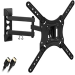 Full Motion Tilt Swivel Tv Wall Mount For 28" To 55" Flat Screen W/hdmi Cable. Fixed Price $44.16.