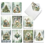 The Best Card Company 20 Assorted Christmas Notes Bulk Box Set 4 5.12 Inch .... Fixed Price $27.75.