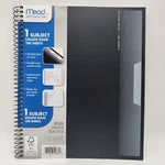 Mead Notebook, College Rule, 3-HOLE, Poly Cover, Subject 100 Sheets 11 X 8 1/2. Fixed Price $9.95.