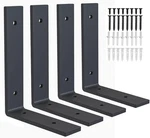 Heavy Duty Shelf Brackets 10 Rustic Black X 6 Inches Me. Fixed Price $47.74.