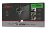 Rocketfish Full-motion Wall Mount For Most 40" 75" Tvs Black. Fixed Price $57.71.