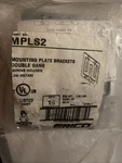 (10) Erico Caddy MPLS2 Mounting Plate Bracket Double Gang New!!! Fresh Stock. Fixed Price $7.00.