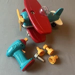Battat Take-apart Airplane Colorful Toy For Kids Mechanic Missing Wheel. Fixed Price $9.95.