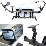 Adjustable Platform 5 Monitor Screens - Afc Whitestone Pacs Medical Workstation. Fixed Price $595.00.
