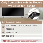Abs Tv Legs For Toshiba 32L310U19, 43LF421U19. Fixed Price $33.59.