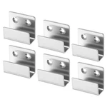 Uxcell 6PCS Mounting Bracket, Stainless Steel Tile 40X36MM, Silver. Fixed Price $17.38.