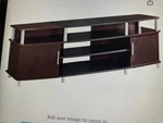 Ameriwood Home Carson Stand For Up To 70",CHERRY, Good Condition, Brown.. Fixed Price $90.00.