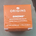 Origins Ginzing Brightening Cream For Eyes Orange 0.5 Oz / 15 Ml. Fixed Price $15.75.