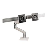 Humanscale M8.1 Adjustable Dual Monitor Arm With Crossbar Clamp Mount M81CMWB2B. Fixed Price $74.99.