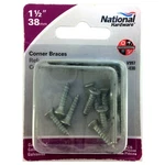Assessor Size,brand, Steel Galvanized/zinc Plated Corner Brace. Fixed Price $8.95.