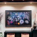 32" To 65" Inch Ornate Frame For Samsung The Tv, Distressed Black Finish. Fixed Price $228.65.