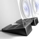 Medium Angled Desktop Speaker Stands - 2 Pack. Fixed Price $29.99.