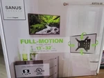 Sanus Accents Full-motion Wall Mount For 13-32 TVS-ASF110-B1. Fixed Price $19.00.
