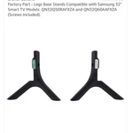 Samsung BN63-18370A/BN63-18371A Tv Stand/base Legs For 32" Qled 32Q50. Fixed Price $30.00.