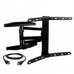 Megamounts Full Motion Wall For 32-70 Inch Curved Displays With Hdmi Cable. Fixed Price $105.49.