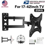 Full Motion Articulating Tv Wall Mount For 12"-42" Led/lcd Monitor Adjustable. Fixed Price $13.99.
