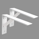 Winker Heavy Duty Shelf Brackets Pack 14 X 10 2.5 White Steel 3/8 Thick. Fixed Price $101.13.