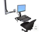 Ergotron Styleview Sit-stand Combo Arm Extender 45-261-026. Fixed Price $24.99.