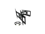 Megamounts GMW663-HDMI-BNDL Full Motion Wall For 32-70 In. Displays With. Fixed Price $54.49.