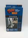 Quake Hold! Universal Flat Screen Safety Straps 4520 Black Up To 70 Tv 150 Lbs. Fixed Price $9.00.