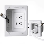 Perlegear Tv In-wall Cable Management Kit, Usb And Typ Ports Cord Hider For.... Fixed Price $81.47.
