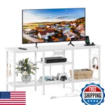 Furologee Stand W/ Power Outlets, Open Storage, Soundbar Shelf, For 55". Fixed Price $89.98.