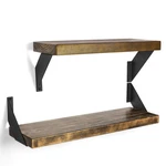 Foyo 4 Heavy Duty Angle Shelf Floating Shelves Support Brackets, 6-I.... Fixed Price $32.22.