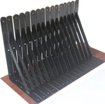16 Pack L10 X 8" Black Heavy Duty Shelf Brackets With Screws Metal. Fixed Price $64.49.