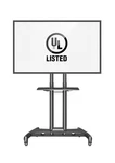 Nb Mobile Tv Cart, Ul Listed, Rolling Stand With Wheels For 32 To 75 Inch .... Fixed Price $156.17.