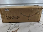 Mountup Triple Stand - 3 Desk For Computer Screens. Fixed Price $37.50.