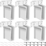 6 Pack Wire Shelf End Brackets Closet Shelves Plastic Wall Mount. Fixed Price $14.00.